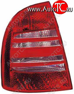 5 499 р. Левый фонарь DEPO Skoda Superb седан 3U дорестайлинг (2001-2006)  с доставкой в г. Воронеж