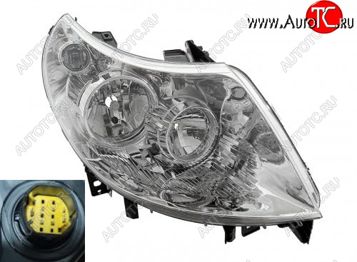 10 999 р. Правая фара (c электрокорректором) DEPO Peugeot Boxer 250 (2006-2014)  с доставкой в г. Воронеж