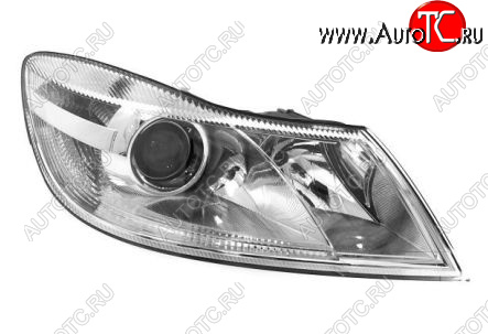 12 249 р. Правая фара (c электрокорректором) DEPO  Skoda Octavia  A5 (2008-2013) лифтбэк рестайлинг  с доставкой в г. Воронеж