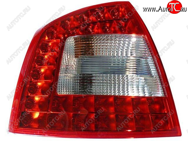 8 199 р. Левый фонарь (диодная) DEPO  Skoda Octavia  A5 (2008-2013) лифтбэк рестайлинг  с доставкой в г. Воронеж