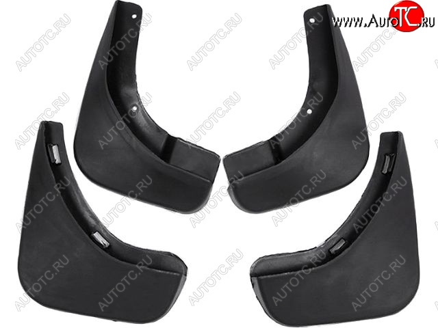499 р. OCTAVIA БРЫЗГОВИК ПЕРЕДН КРЫЛА Л+П (КОМПЛЕКТ) + ЗАДН (4 шт) (Китай) BODYPARTS sdoct08-310-n  с доставкой в г. Воронеж