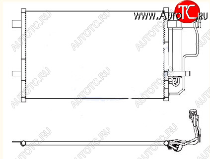 3 799 р. 3 КОНДЕНСАТОР КОНДИЦ BODYPARTS mzx0309-931  с доставкой в г. Воронеж
