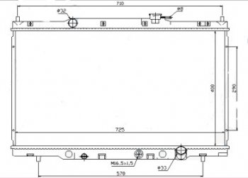 4 299 р. CR-V РАДИАТОР ОХЛАЖДЕН 2 MT BODYPARTS hdcrv02-913  с доставкой в г. Воронеж. Увеличить фотографию 1