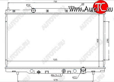 4 299 р. CR-V РАДИАТОР ОХЛАЖДЕН 2 MT BODYPARTS hdcrv02-913  с доставкой в г. Воронеж