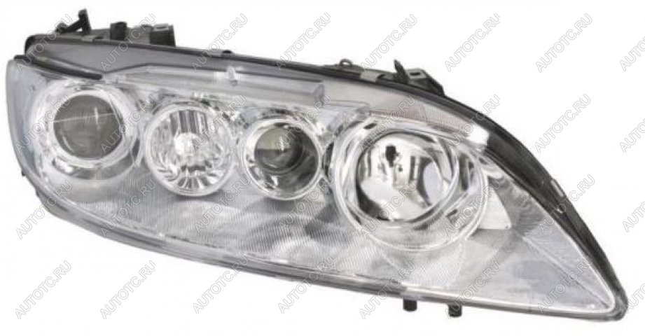 12 249 р. Правая фара (с электрокорректором, без противотум) BodyParts Mazda 6 GG седан дорестайлинг (2002-2005)  с доставкой в г. Воронеж