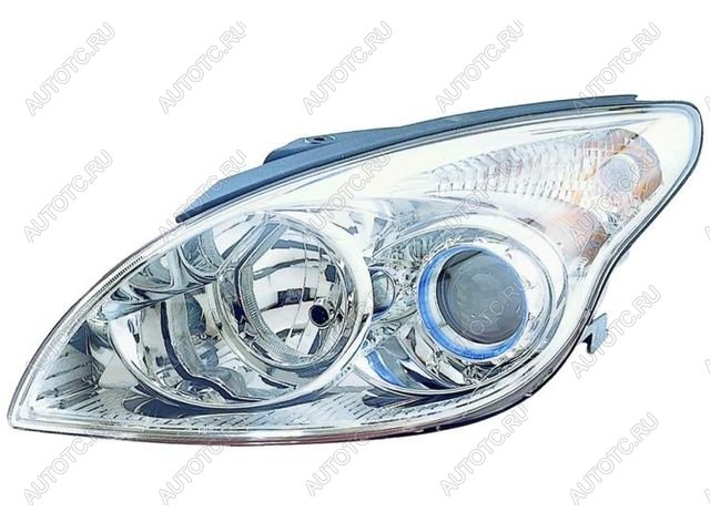 9 549 р. Левая фара (под корректор) DEPO Hyundai I30 FD хэтчбек дорестайлинг (2007-2010)  с доставкой в г. Воронеж