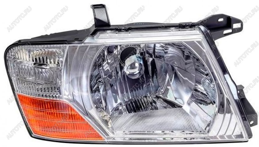 8 399 р. Правая фара (под корректор) DEPO  Mitsubishi Pajero  3 V60 (2003-2006) рестайлинг  с доставкой в г. Воронеж