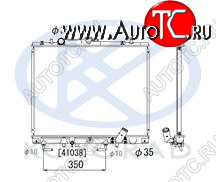 8 399 р. PAJERO SPORT {4D56+USA} РАДИАТОР ОХЛАЖДЕН AT 2.5 2.7 (турбодизель) (KOYO) KOYORAD mbpas97-914  с доставкой в г. Воронеж
