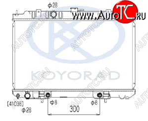 9 449 р. BLUEBIRD SYLPHY {Sentra Sunny   Wingroad AD Ban 00-} РАДИАТОР ОХЛАЖДЕН AT KOYORAD nnsyl00-910  с доставкой в г. Воронеж