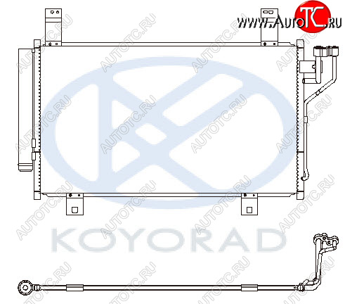 13 699 р. CX5 КОНДЕНСАТОР КОНДИЦ (KOYO) KOYORAD mzcx512-930  с доставкой в г. Воронеж