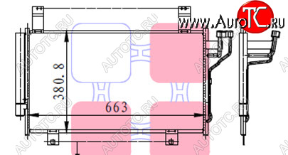 6 449 р. CX5 КОНДЕНСАТОР КОНДИЦ BODYPARTS mzcx512-931  с доставкой в г. Воронеж
