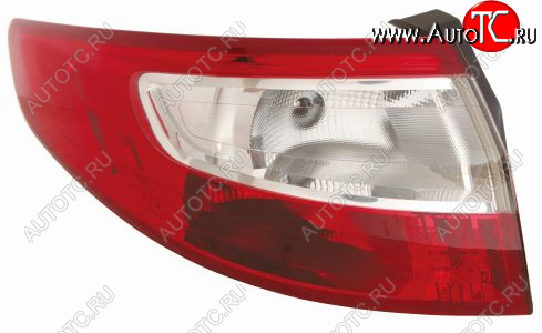 4 299 р. Левый фонарь DEPO Renault Fluence дорестайлинг (2010-2012)  с доставкой в г. Воронеж