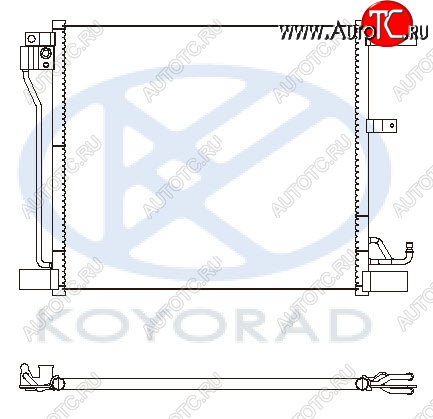 6 299 р. JUKE КОНДЕНСАТОР КОНДИЦ (KOYO) KOYORAD nnjuk11-930  с доставкой в г. Воронеж