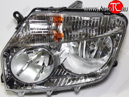 4 499 р. DUSTER ФАРА ЛЕВ ВНУТРИ ХРОМ С РЕГ.МОТОР (ориг.) BODYPARTS rndus10-002-l  с доставкой в г. Воронеж
