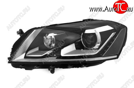 34 899 р. Левая фара (с электрокорректором, ксенон) BodyParts Volkswagen Passat B7 седан (2010-2015)  с доставкой в г. Воронеж