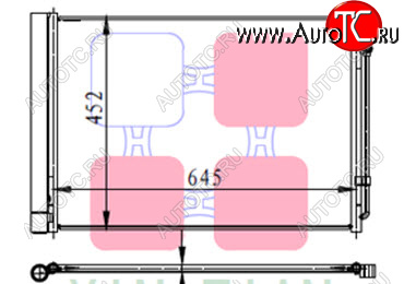 4 299 р. F10 КОНДЕНСАТОР КОНДИЦ (см.каталог) BODYPARTS bmf1010-931  с доставкой в г. Воронеж