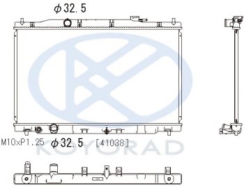 11 899 р. CR-V РАДИАТОР ОХЛАЖДЕН AT (KOYO) KOYORAD hdcrv12-910  с доставкой в г. Воронеж. Увеличить фотографию 1