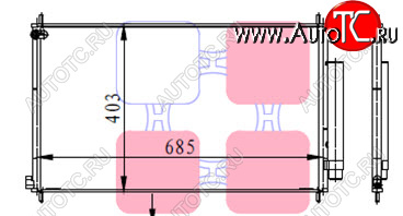 5 249 р. CR-V КОНДЕНСАТОР КОНДИЦ BODYPARTS hdcrv12-930  с доставкой в г. Воронеж