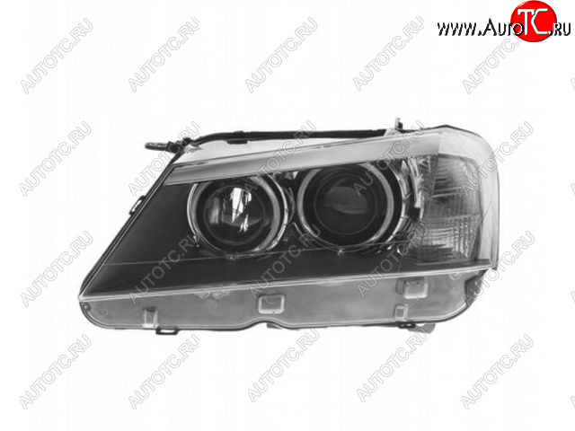 31 499 р. Левая фара (с электрокорректором, ксенон) BodyParts  BMW X3  F25 (2010-2014) дорестайлинг  с доставкой в г. Воронеж