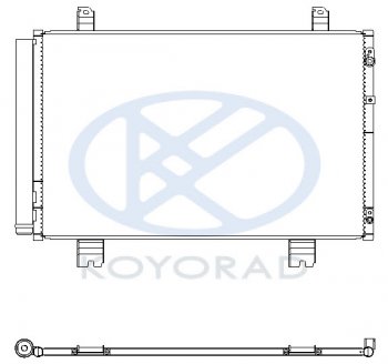 6 999 р. LS460600hL КОНДЕНСАТОР КОНДИЦ (KOYO) KOYORAD lxls407-930  с доставкой в г. Воронеж. Увеличить фотографию 1