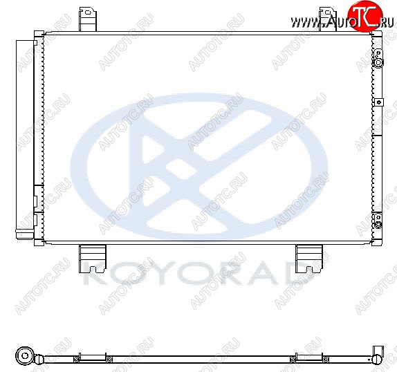 6 999 р. LS460600hL КОНДЕНСАТОР КОНДИЦ (KOYO) KOYORAD lxls407-930  с доставкой в г. Воронеж