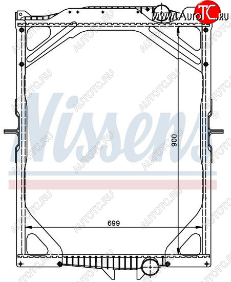 12 699 р. FHFM (900 x 728 mm) РАДИАТОР ОХЛАЖДЕН (см.каталог) BODYPARTS vv0fh97-910  с доставкой в г. Воронеж
