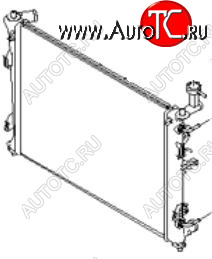 8 349 р. CERATO РАДИАТОР ОХЛАЖДЕН AT BODYPARTS kacet09-910  с доставкой в г. Воронеж