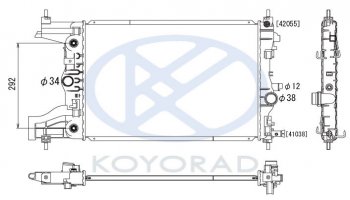 6 499 р. CRUZE ((1.6  113л.с.1,8  ASTRA 09- 1.6 AT без конд.) РАДИАТОР ОХЛАЖДЕН AT MT BODYPARTS cvcrz09-912  с доставкой в г. Воронеж. Увеличить фотографию 1