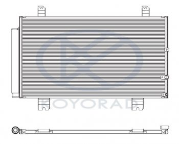 7 349 р. GS300 КОНДЕНСАТОР КОНДИЦ (KOYO) KOYORAD lx30005-930  с доставкой в г. Воронеж. Увеличить фотографию 1
