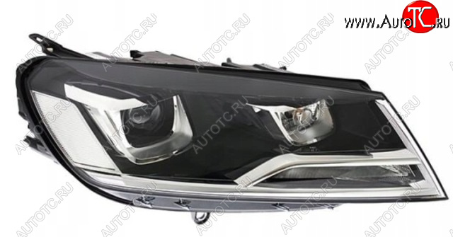 29 199 р. Правая фара (c электрокорректором, ксенон) DEPO  Volkswagen Touareg  2 NF (2014-2018) рестайлинг  с доставкой в г. Воронеж