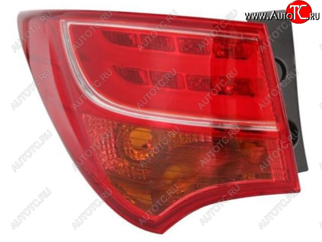 17 449 р. Левый фонарь (диодная) DEPO  Hyundai Santa Fe  DM (2012-2016) дорестайлинг  с доставкой в г. Воронеж