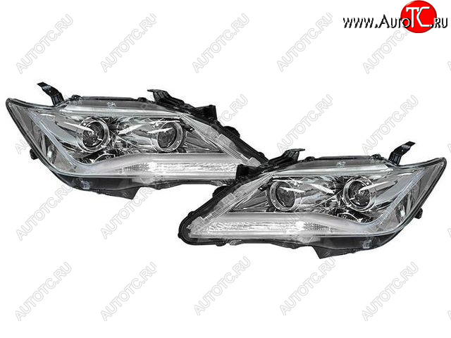 32 999 р. CAMRY ФАРА Л+П (КОМПЛЕКТ) ТЮНИНГ ЛИНЗОВАН (DEVIL EYES) С СВЕТЯЩ.СЕКЦИЯМИ РЕГ.МОТОР (EAGLE EYES) ВНУТРИ ХРОМ EAGLE EYES tycam11-004h-n  с доставкой в г. Воронеж