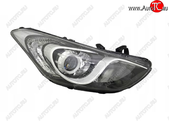 16 599 р. Правая фара (с электрокорректором, линзован) BodyParts  Hyundai I30  2 GD (2011-2015) дорестайлинг, хэтчбэк 5 дв.  с доставкой в г. Воронеж
