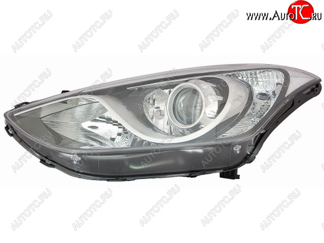 22 549 р. Левая фара (с электрокорректором, линзован) BodyParts  Hyundai I30  2 GD (2015-2017) рестайлинг, хэтчбэк 5 дв.  с доставкой в г. Воронеж