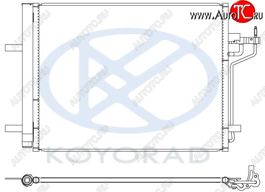 7 999 р. C-MAX {GRAND C-MAX 10-} КОНДЕНСАТОР КОНДИЦ (KOYO) KOYORAD fdmax10-930  с доставкой в г. Воронеж