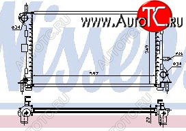 2 389 р. FOCUS РАДИАТОР ОХЛАЖДЕН (см.каталог) BODYPARTS fdfoc98-912  с доставкой в г. Воронеж
