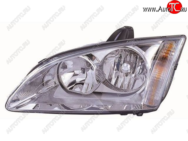 0 р. Левая фара (под корректор) DEPO Ford Focus 2  седан дорестайлинг (2004-2008)  с доставкой в г. Воронеж