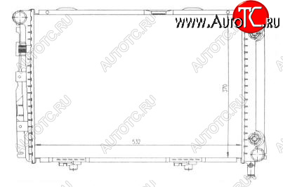 5 999 р. W124 РАДИАТОР ОХЛАЖДЕН BODYPARTS md12485-914  с доставкой в г. Воронеж