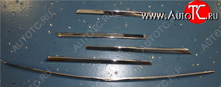 5 249 р. W163ML МОЛДИНГ РЕШЕТКИ РАДИАТОРА (5шт) (комплект) ТЮНИНГ (Тайвань) ХРОМ API md16398-120h  с доставкой в г. Воронеж
