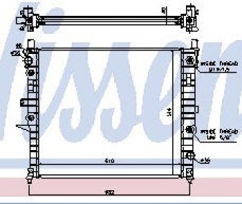 11 649 р. W163ML РАДИАТОР ОХЛАЖДЕН (NISSENS) (см.каталог) NISSENS md16397-910  с доставкой в г. Воронеж. Увеличить фотографию 1