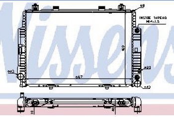 8 849 р. W140 РАДИАТОР ОХЛАЖДЕН (см.каталог) BODYPARTS md14090-911  с доставкой в г. Воронеж. Увеличить фотографию 1