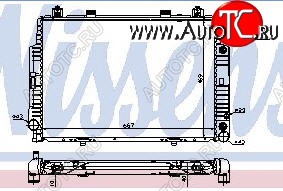 8 849 р. W140 РАДИАТОР ОХЛАЖДЕН (см.каталог) BODYPARTS md14090-911  с доставкой в г. Воронеж
