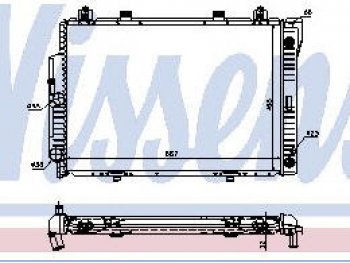 10 699 р. W140 РАДИАТОР ОХЛАЖДЕН (см.каталог) BODYPARTS md14091-911  с доставкой в г. Воронеж. Увеличить фотографию 1