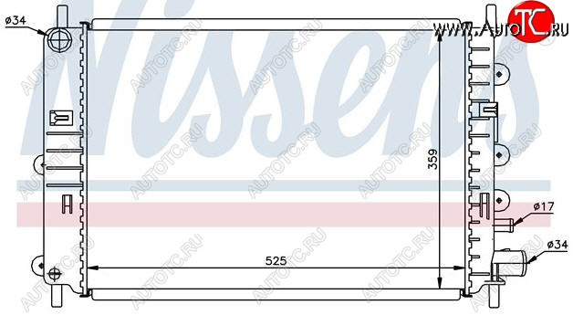 1 769 р. ESCORT (ESCORT 96-) РАДИАТОР ОХЛАЖДЕН (см.каталог) BODYPARTS fdesc90-914  с доставкой в г. Воронеж