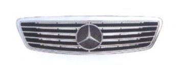 10 799 р. W220 РЕШЕТКА РАДИАТОРА С БОЛЬШ ЭМБЛЕМ BODYPARTS md22098-100  с доставкой в г. Воронеж. Увеличить фотографию 1