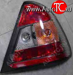 7 649 р. W202 ФОНАРЬ ЗАДН ВНЕШН Л+П (КОМПЛЕКТ) ТЮНИНГ ПРОЗРАЧ ХРУСТАЛ ТОНИР КРАСН-БЕЛ BODYPARTS md20293-743rw-n  с доставкой в г. Воронеж