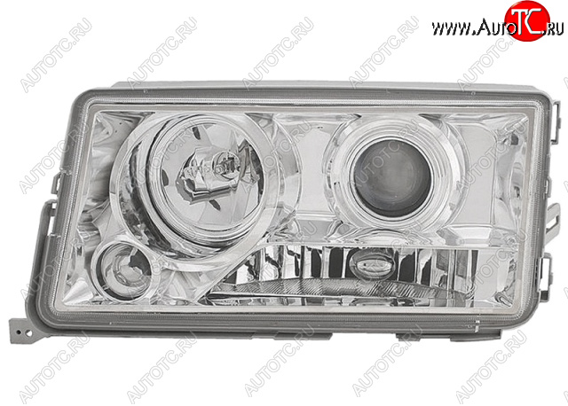 4 199 р. Левая фара (линзован) BODYPARTS Mercedes-Benz C-Class W201 седан (1982-1992)  с доставкой в г. Воронеж
