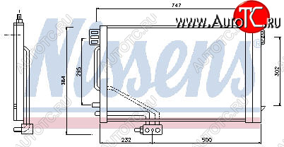 8 399 р. W203 {+W209 02-} КОНДЕНСАТОР КОНДИЦ (NISSENS) (AVA) (см.каталог) NISSENS md20300-930  с доставкой в г. Воронеж