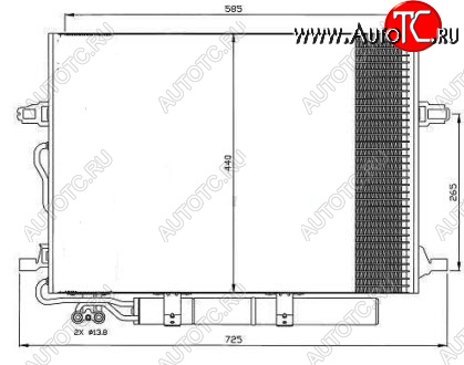 4 999 р. W211 (+W219 05-) КОНДЕНСАТОР КОНДИЦ (см.каталог) BODYPARTS md21102-931  с доставкой в г. Воронеж