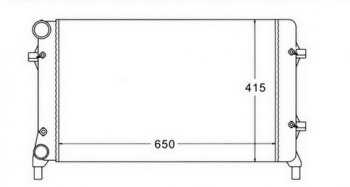 4 799 р. GOLF (+ AU A3 03- SD OCTAVIA 04-PASSAT 05-) РАДИАТОР ОХЛАЖДЕН (см.каталог) BODYPARTS vwglf04-915  с доставкой в г. Воронеж. Увеличить фотографию 1